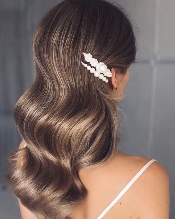 wedding bride hairstyle