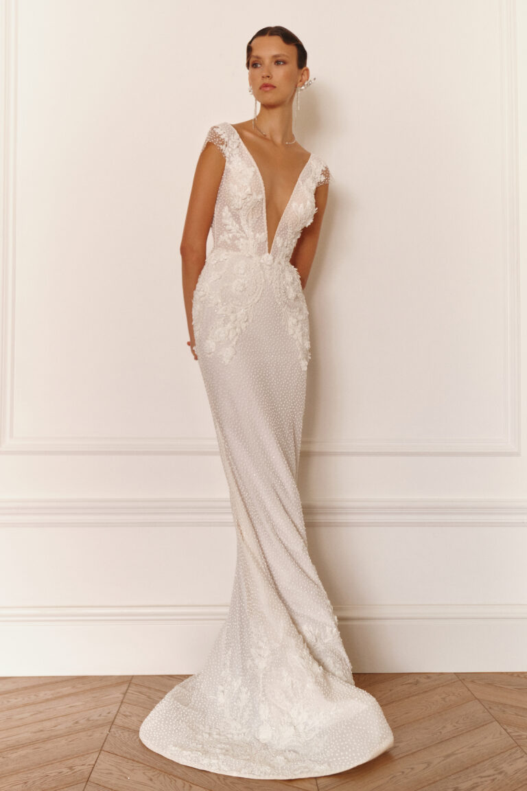 Sirena ravnog kroja od koljena dubokog izreza